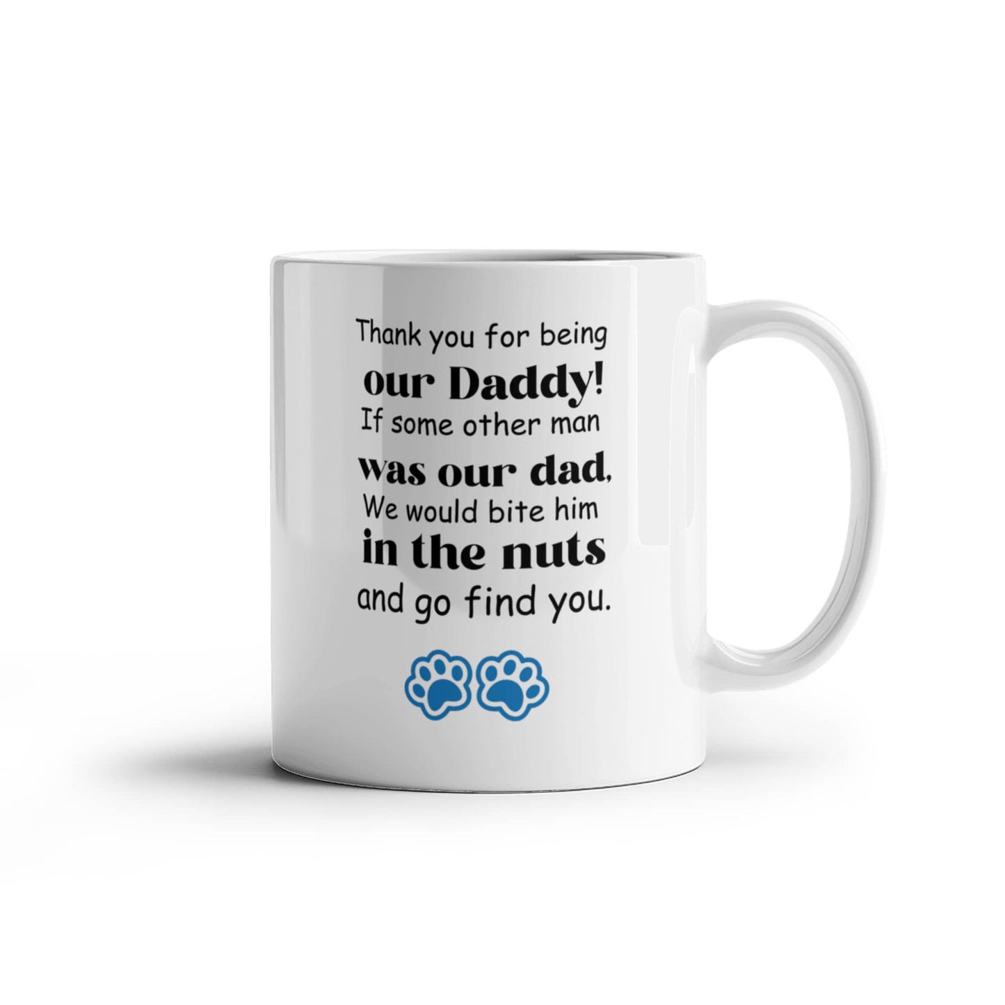 Paws & Gratitude | White Ceramic Mug