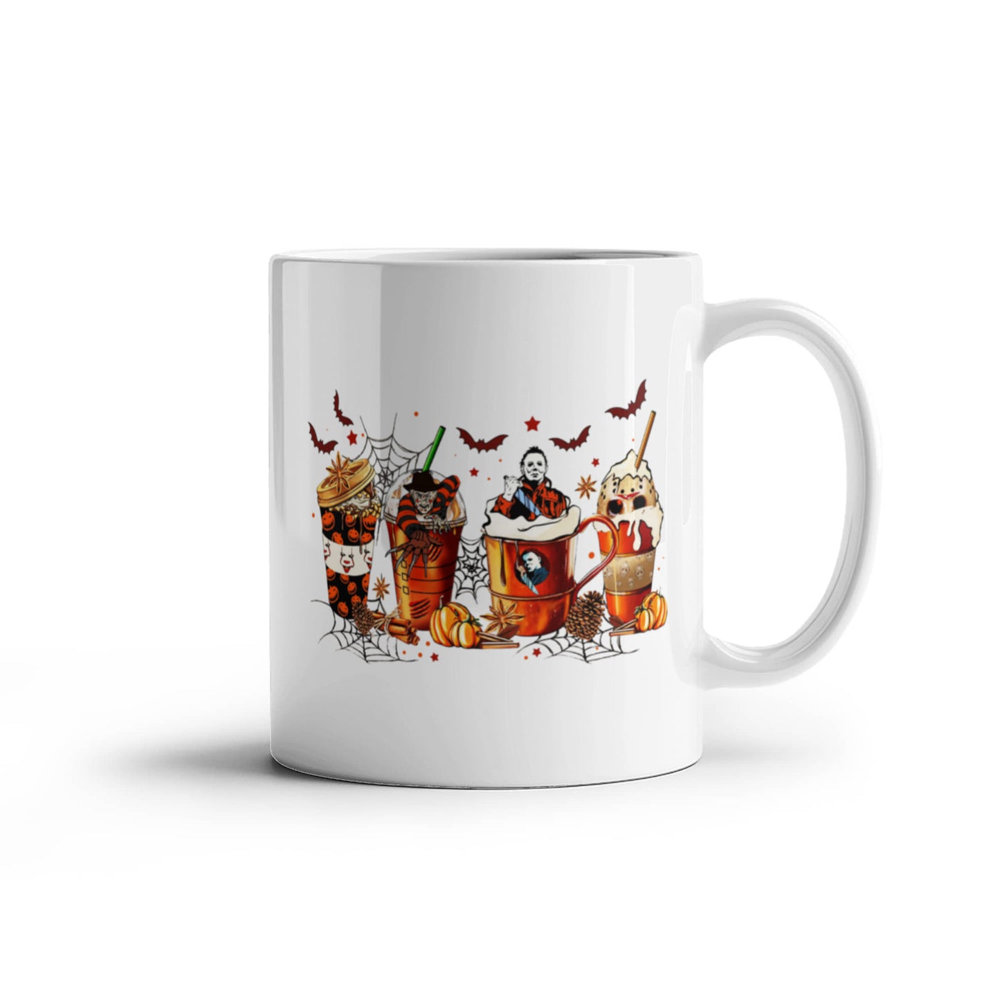 Spooky Sips | White Ceramic Mug