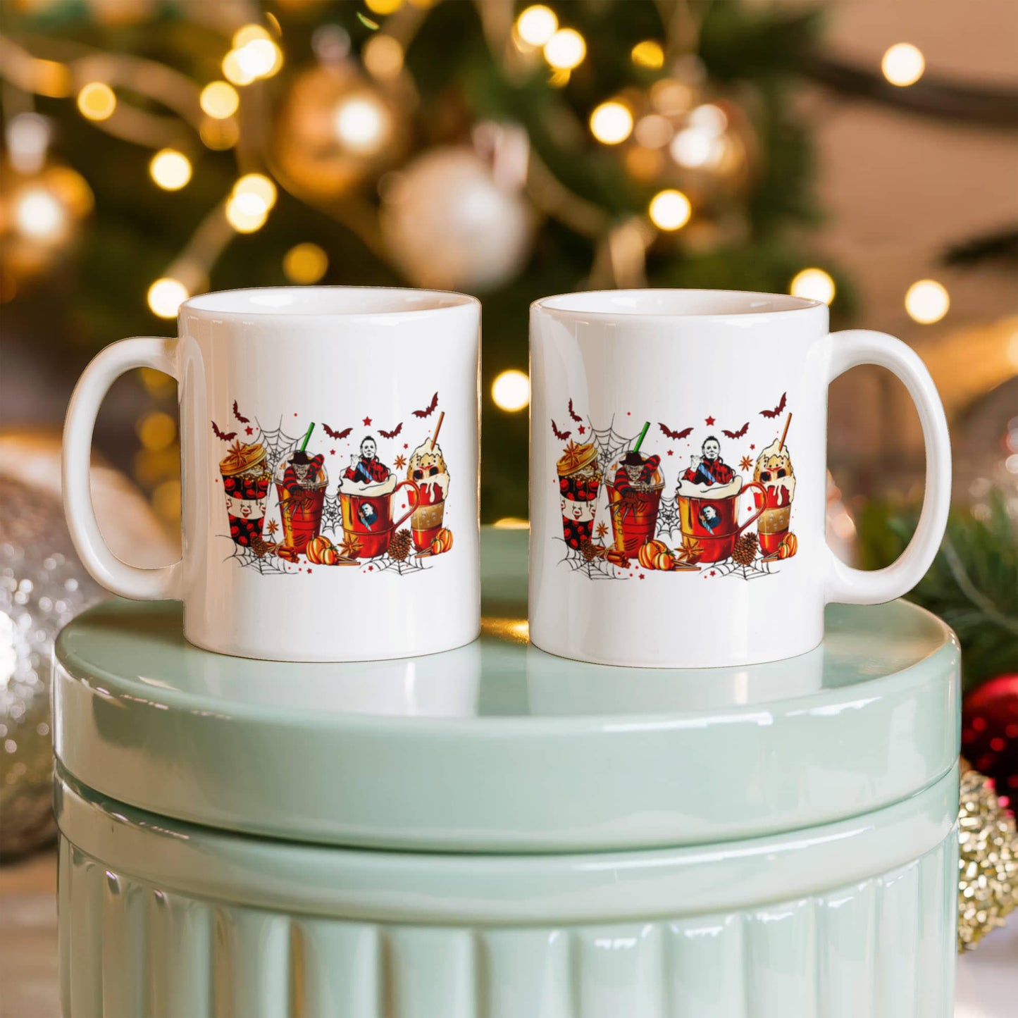 Spooky Sips | White Ceramic Mug