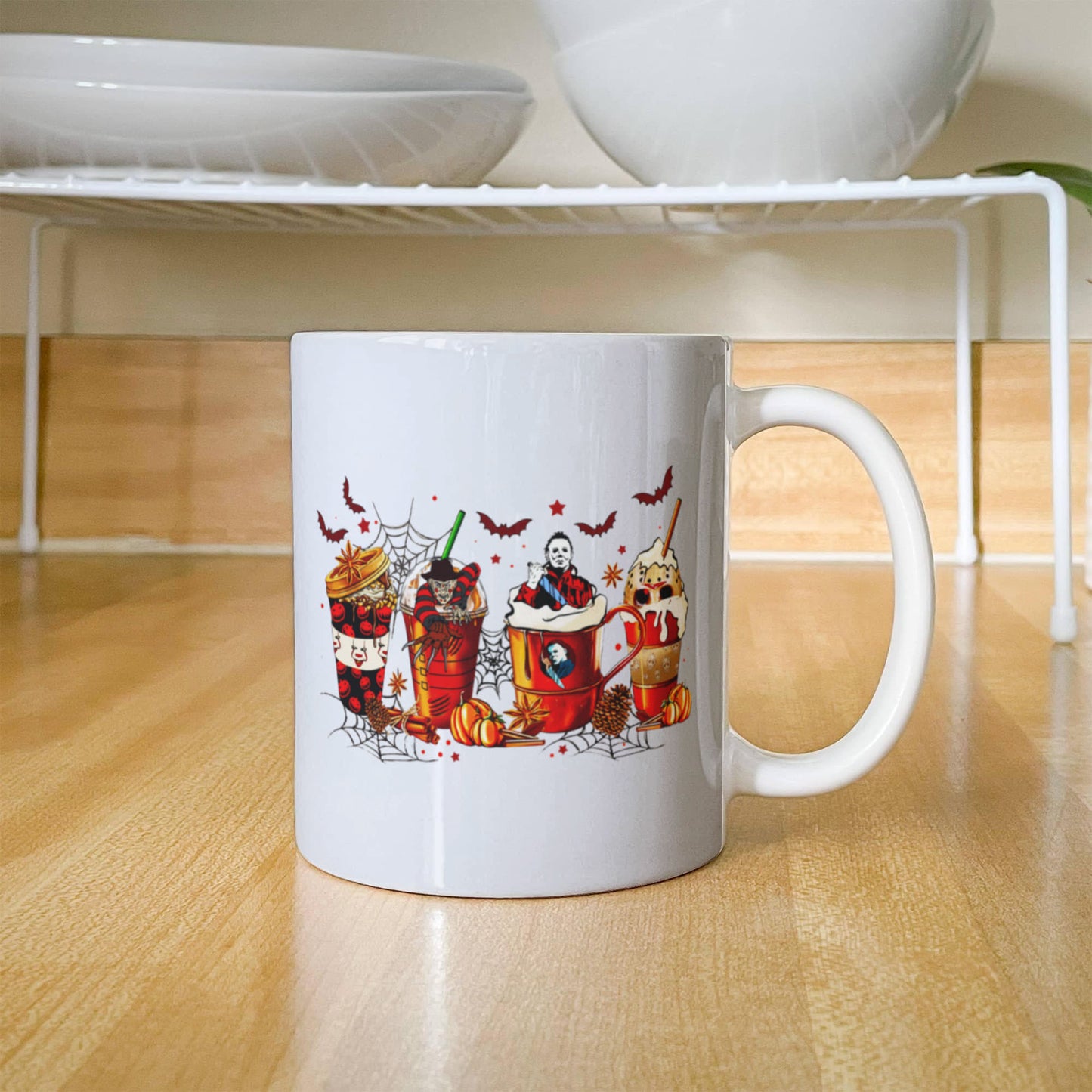 Spooky Sips | White Ceramic Mug