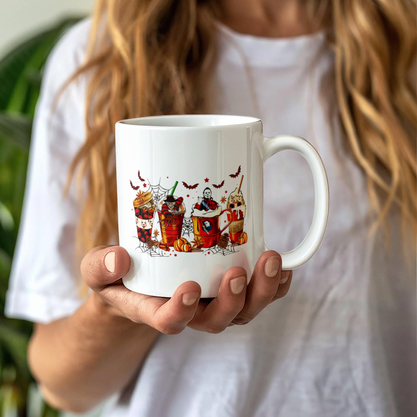 Spooky Sips | White Ceramic Mug